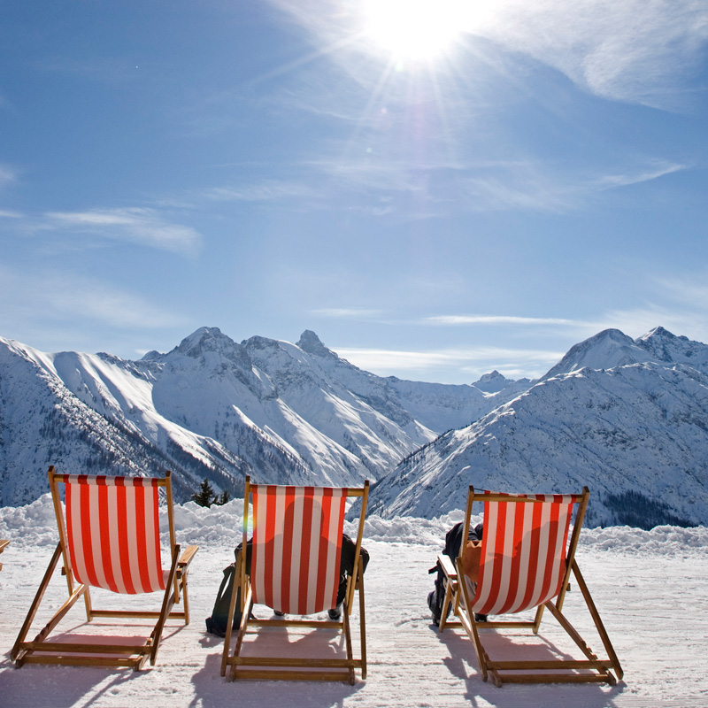 Foto: Winter im Lechtal. Von Elbigenalp aus ist das Schiparadies nicht weit